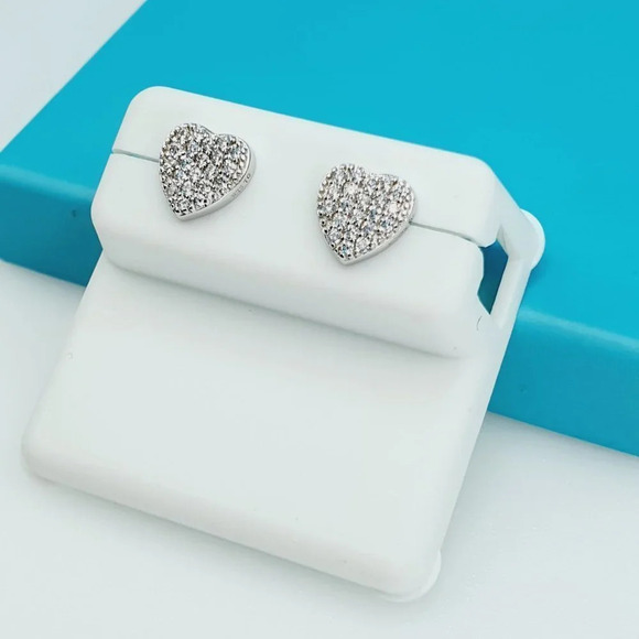"925 Sterling Silver CZ Beautiful Earrings for Women, 1USPAR4229 - Picture 8 of 11